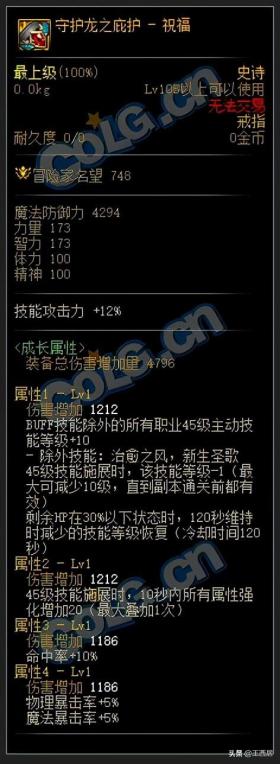 DNF110級裝備搭配指南，聚焦特定技能強化-圖22