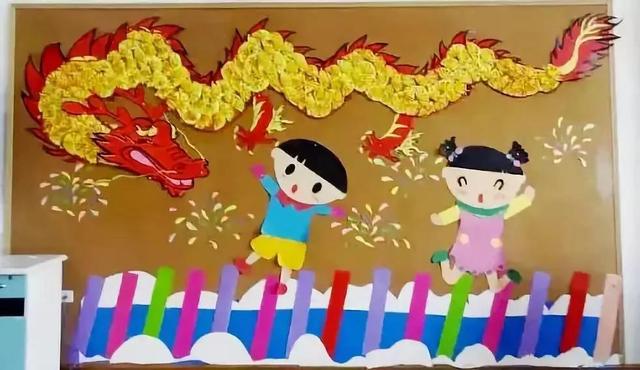 幼兒園元旦環(huán)創(chuàng)設計大賞，主題墻、吊飾與門裝飾-圖3