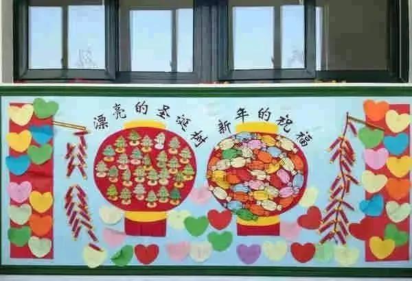 幼兒園元旦環(huán)創(chuàng)設計大賞，主題墻、吊飾與門裝飾-圖10